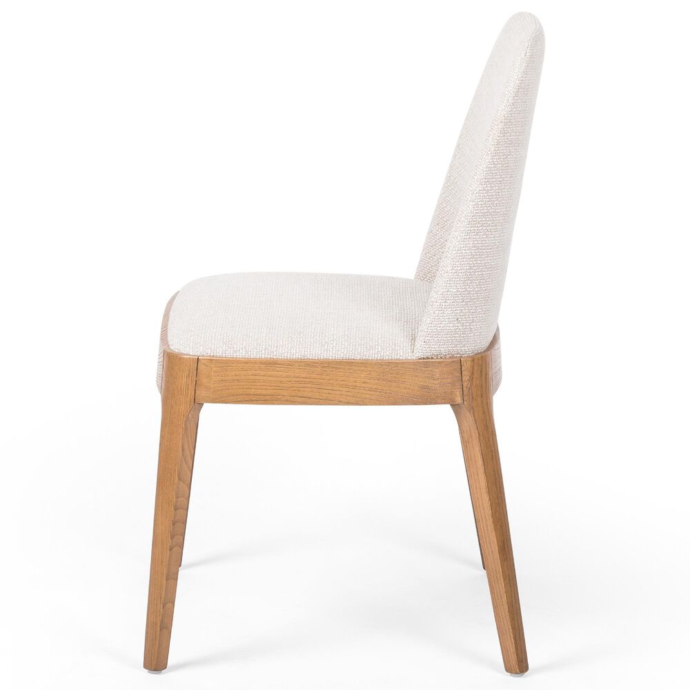 Four Hands Bryce Armless Dining Chair with Gibson Wheat Cushion in Light Honey, , large