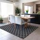 Dalyn Rug Company York 8" x 10" Black Indoor/Outdoor Area Rug, , large