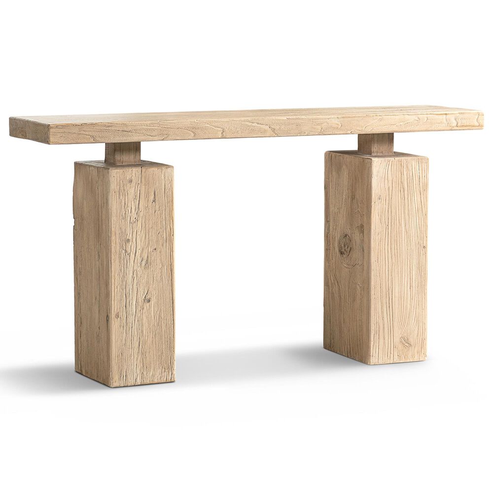 Jennifer Taylor Home Calder 45" Console Table in Heritage Light Natural Brown, , large