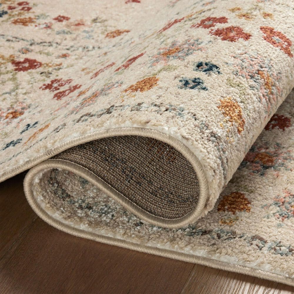Rifle Paper Co Laurel Eleanor 5&#39;3&quot; x 7&#39;8&quot; Linen Area Rug, , large