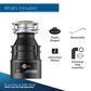 InSinkerator Badger 5 1/2 HP Garbage Disposal with Cord in Waterborne Gray Enamel, , large