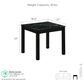 Furniture of America Modesk 3-Piece Table Set in Black, , large