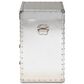 Baxton Studio Serge 2-Drawer Accent Storage Cabinet in Silver, , large