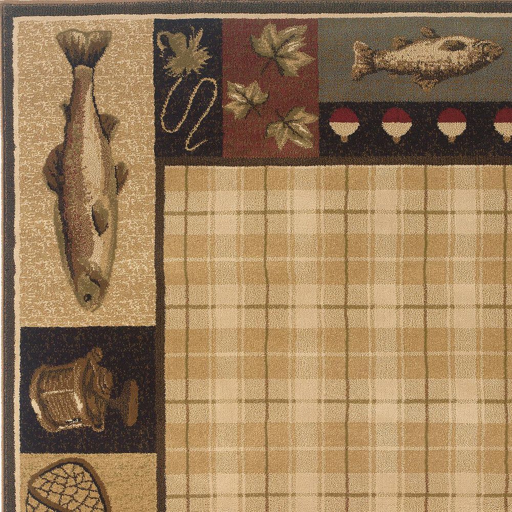 Oriental Weavers Hudson 1065B 10&#39; x 13&#39; Beige Area Rug, , large