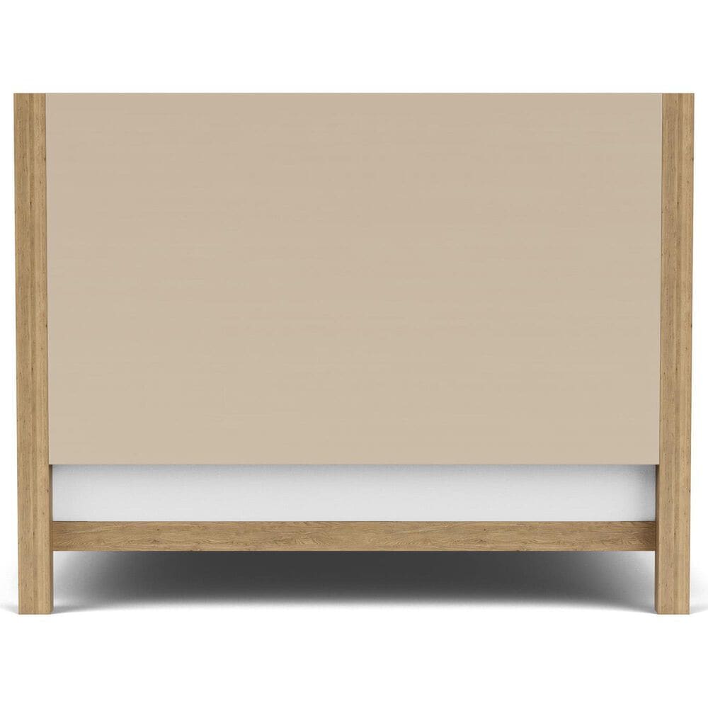 Shannon Hills Davie Queen Wood Panel Bed in Pale Oak, , large
