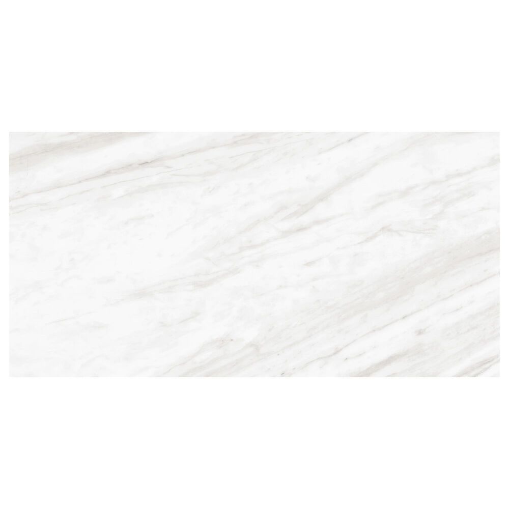 Dal-Tile Perpetuo Timeless White 12" x 24" Polished Porcelain Floor Tile, , large