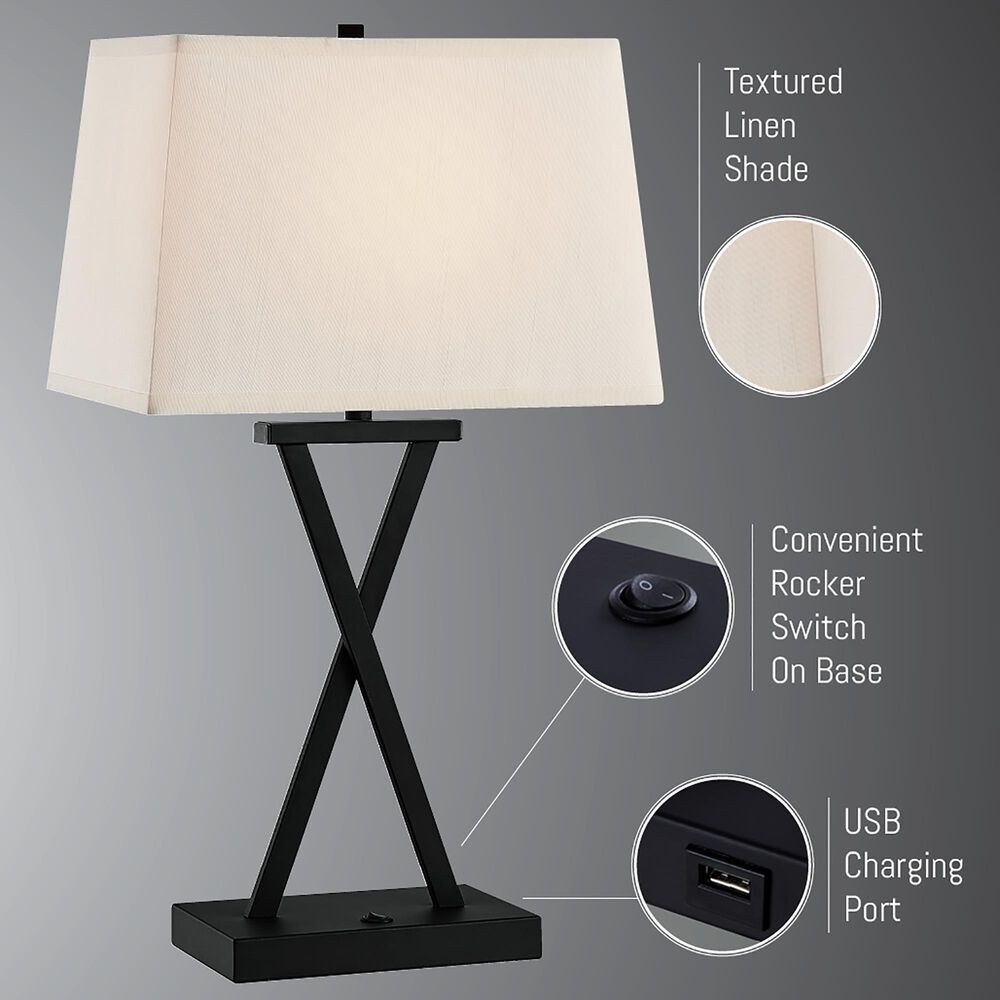 Lite Source Maisie Table Lamp in Black &#40;Set of 2&#41;, , large