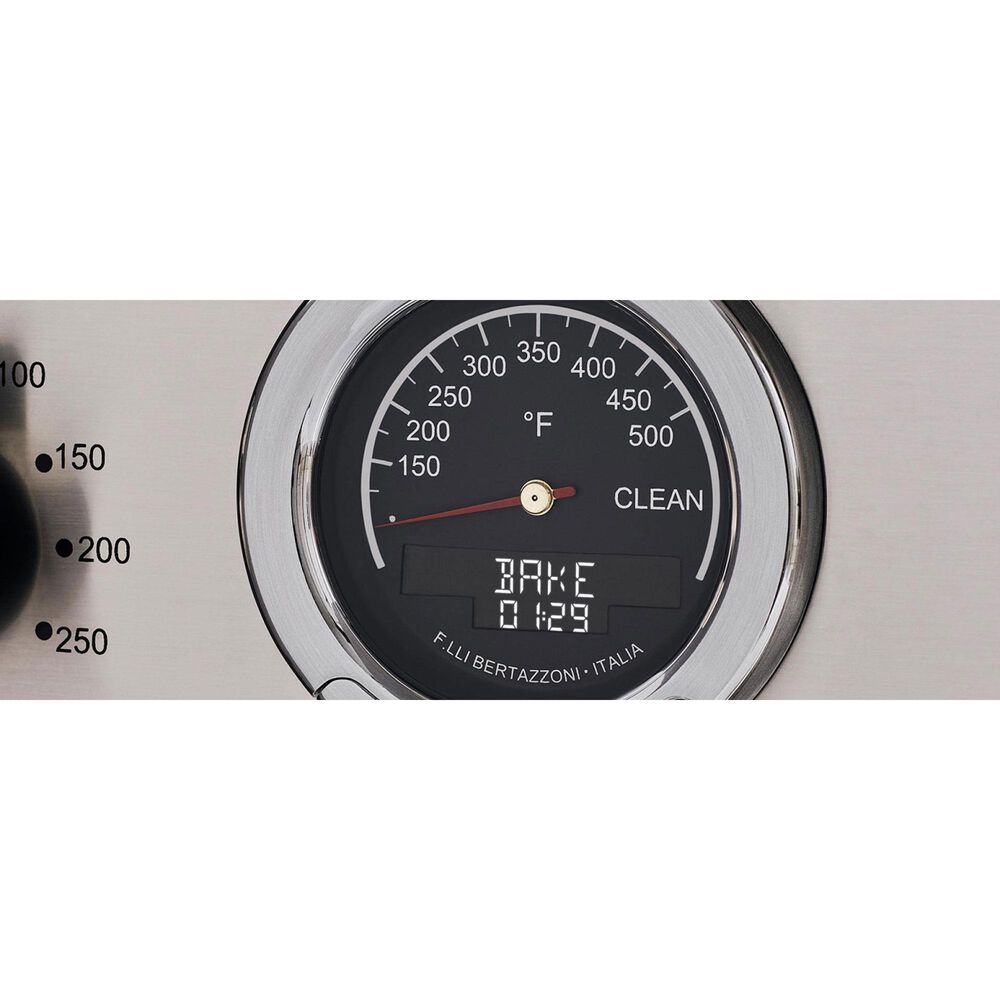 Bertazzoni 48" Dual Fuel Range with 6 Brass Burners and Griddle in Stainless Steel Shop NFM