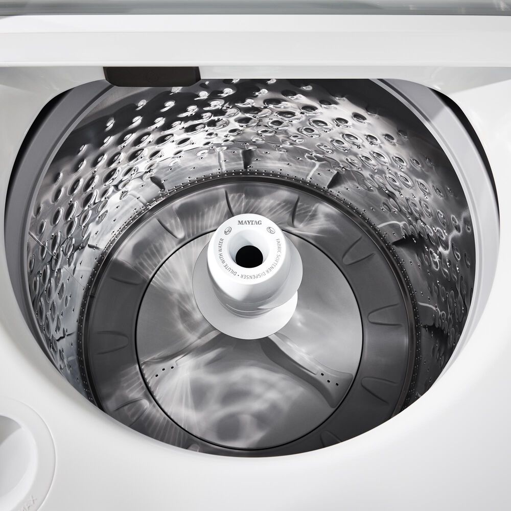 Maytag 4.7 Cu. Ft. Top Load Agitator Washer with Extra Power Cycle in White, , large