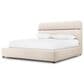 Four Hands Elodie King Platform Panel Bed in White, , large