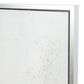 CosmoLiving by Cosmopolitan 39" Square Contemporary Abstract Framed Wall Art in White, , large