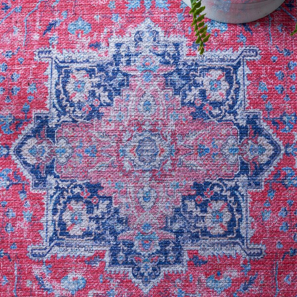 Safavieh Serapi SEP323 2&#39; x 8&#39; Red and Navy Runner, , large