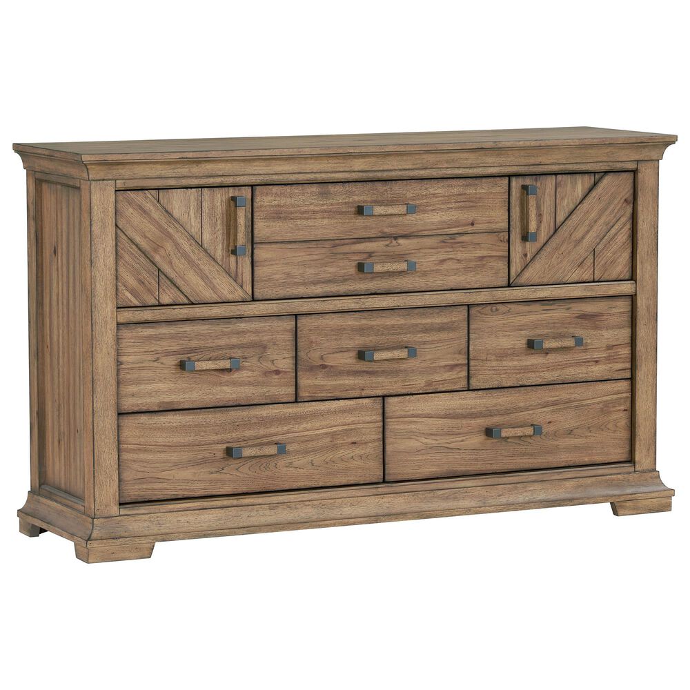 Sasha Lee Eagle River 9-Drawer Dresser in Hickory, , large