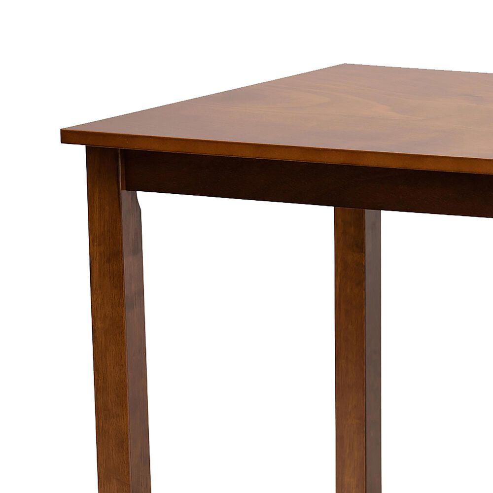 Baxton Studio Seda 5-Piece Dining Set in Grey/Walnut Brown, , large