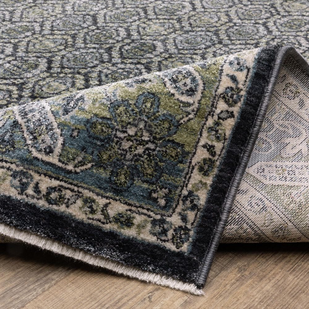 Oriental Weavers Eliana Blue and Green 5&#39;3&quot; x 7&#39;6&quot; Area Rug, , large