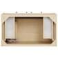 James Martin Vanities Gracyn 36" Single Bathroom Vanity in Coastal Driftwood with 3 cm White Zeus Quartz Top and Rectangular Sink, , large