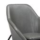 Zuo Modern Manuel Accent Chair in Gray Faux Leather, , large
