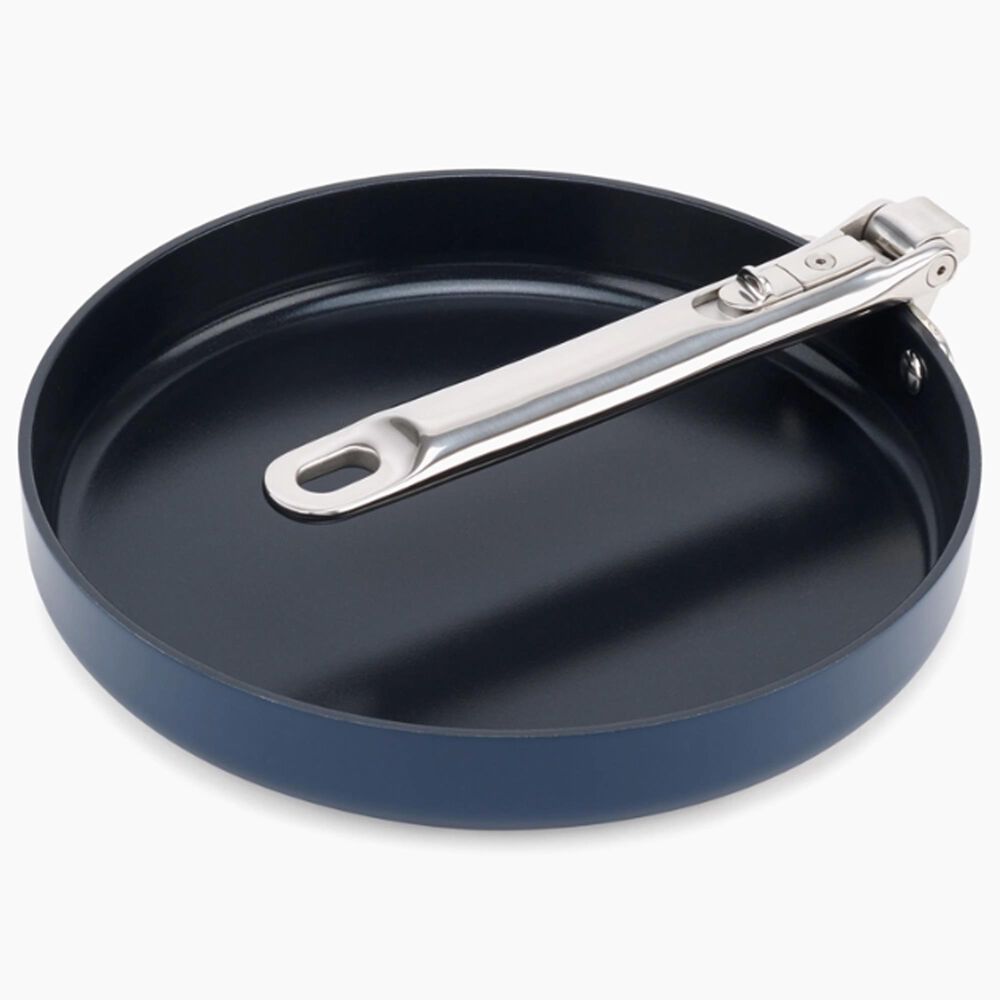 Joseph Joseph Space 9.5&quot; Folding Handle Frying Pan in Midnight Blue, , large