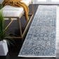 Safavieh Dream DRM402J 2" x 8" Grey and Turquoise Runner, , large