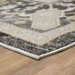Karastan Windemere Traditional 2"6" x 10" Gray Runner, , large