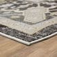 Karastan Windemere Traditional 2"6" x 10" Gray Runner, , large
