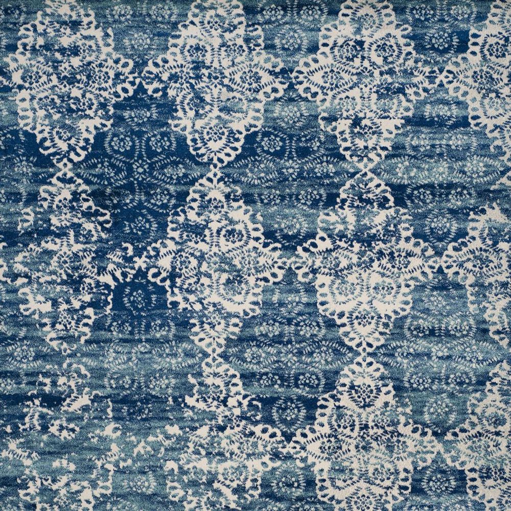 Safavieh Evoke EVK266F-5SQ 5&#39;1&quot; Square Royal/Ivory Area Rug, , large