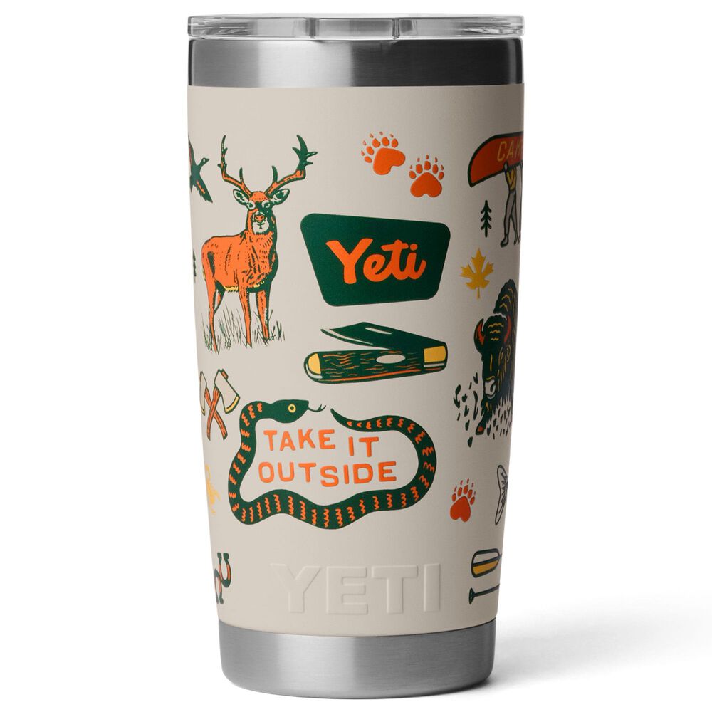 YETI Rambler 20 Oz Tumbler with MagSlider Lid in Cape Summer Camp, , large