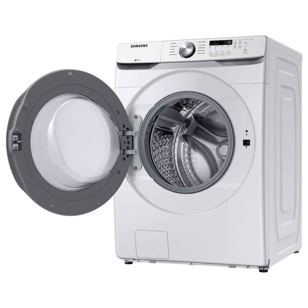 Samsung 4.5 Cu. Ft. Front Load Washer and 7.5 Cu. Ft. Electric Dryer with Sensor Dry Laundry Pair in White, , large