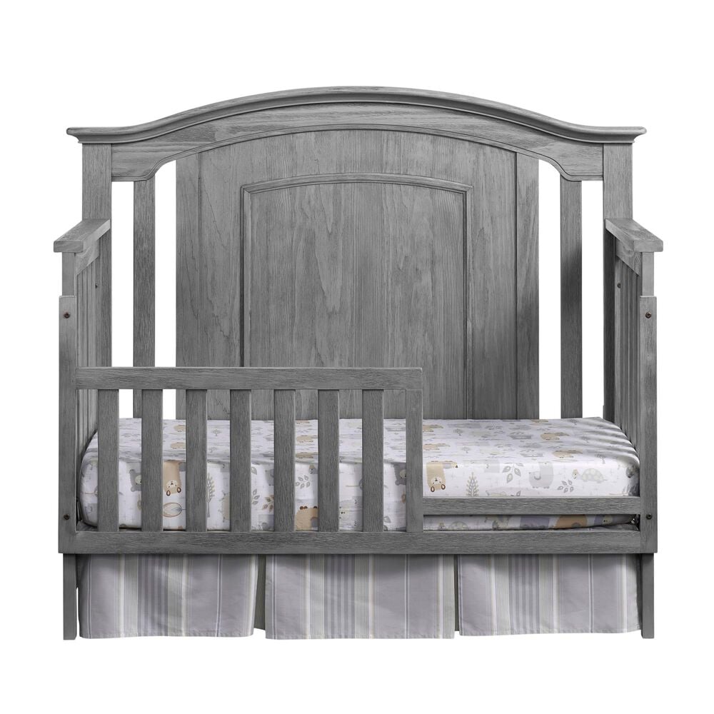Oxford Village Willowbrook 3- Piece Nursery Set with 4 -In -1 Convertible Crib, Dresser and Changer Top in Graphite Gray, , large
