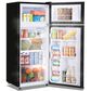 HOMLUX 4.5 Cu. Ft. Mini Upright Refrigerator with 1 Cu. Ft. Top Freezer in Black, , large