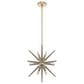Hunter Jupiter Star 18" 12-Light Pendant in Alturas Gold, , large