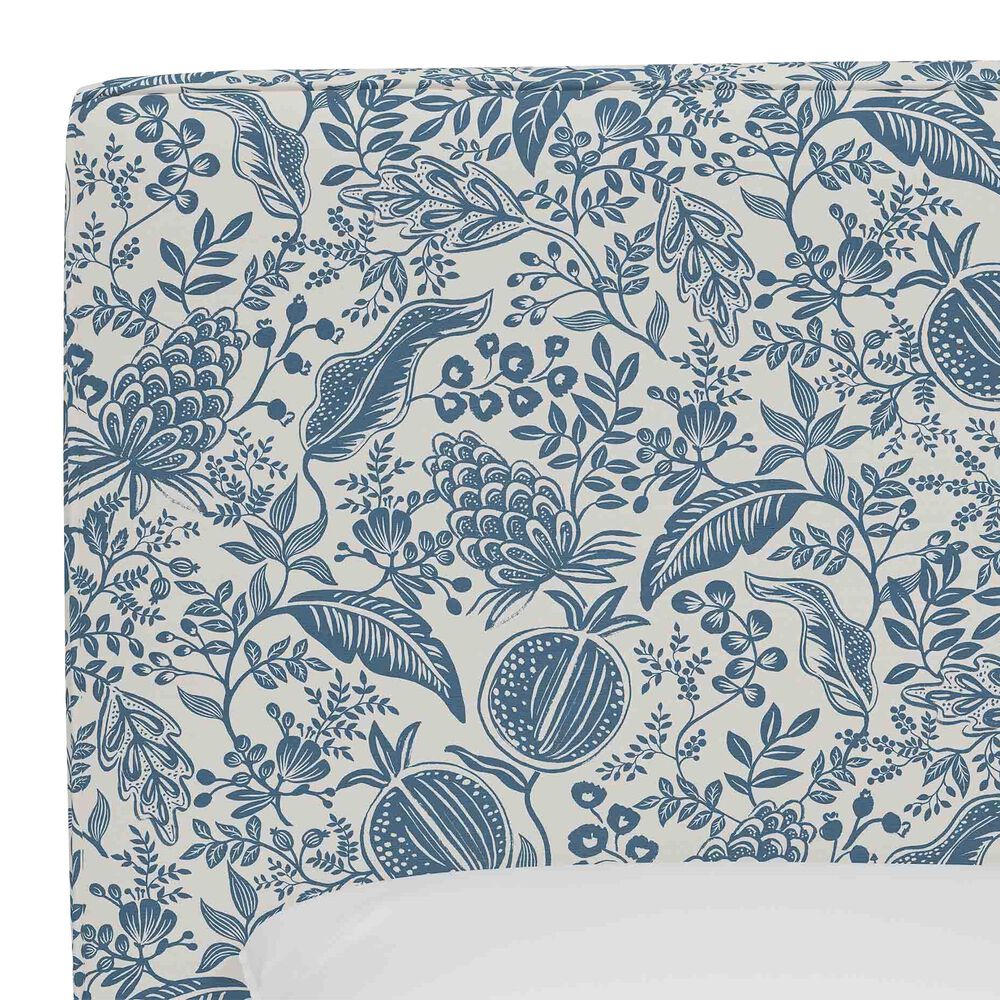 Skyline Furniture Elly King Headboard in Pomegranate Blue, , large