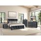 Furniture of America Hatton Cross 3 Drawer Nightstand with USB in Weathered Black, , large