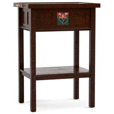 Stickley Furniture Floral Tile Tray Table in Centennial, , large