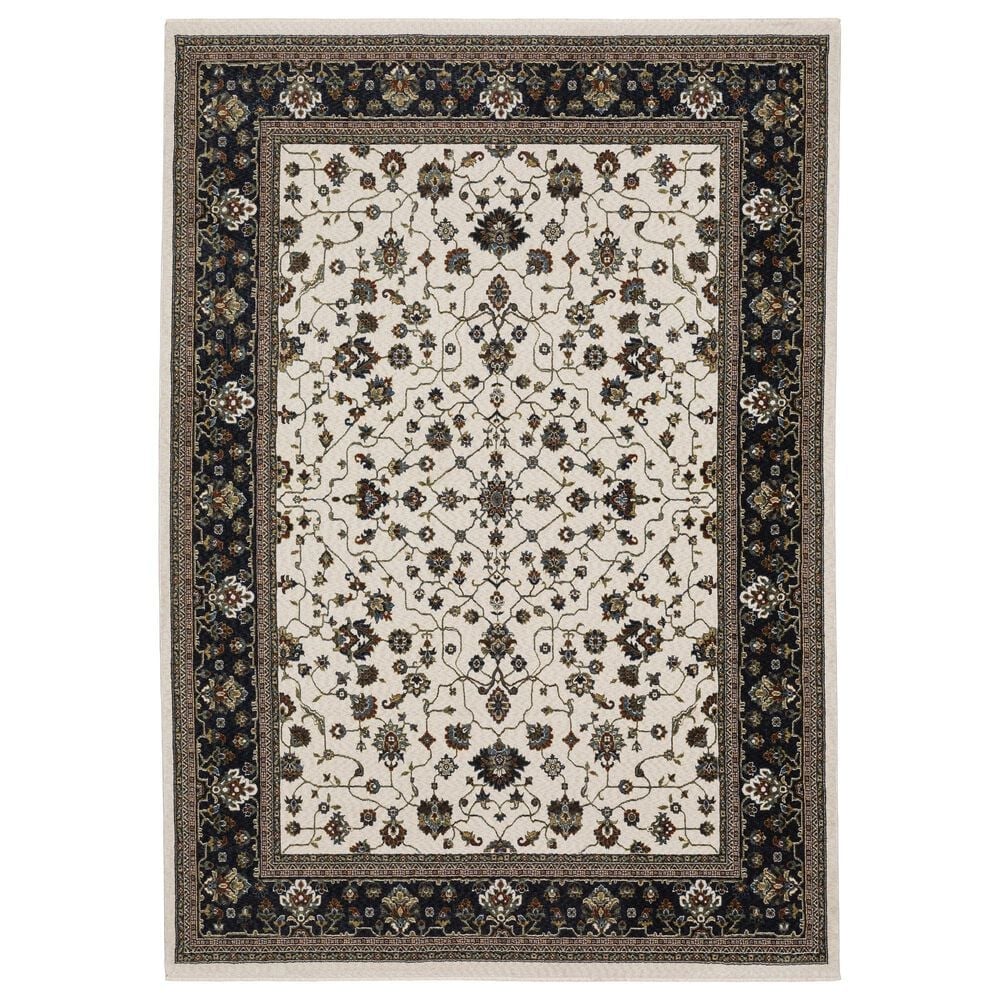 Oriental Weavers Vivian VI02B 9"10" x 12"10" Ivory Area Rug, , large