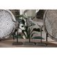 Maple and Jade Bull Skull Sculpture in Matte Gray (Set of 3), , large
