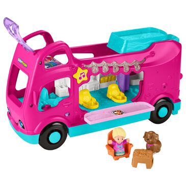 Fisher Price Barbie Little Dreamcamper RV Toy Set with 2 Figures, , large
