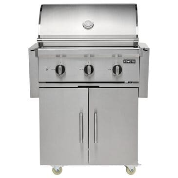 Coyote Outdoor 30" C-Series Freestanding Natural Gas Grill with Cart in Stainless Steel, , large