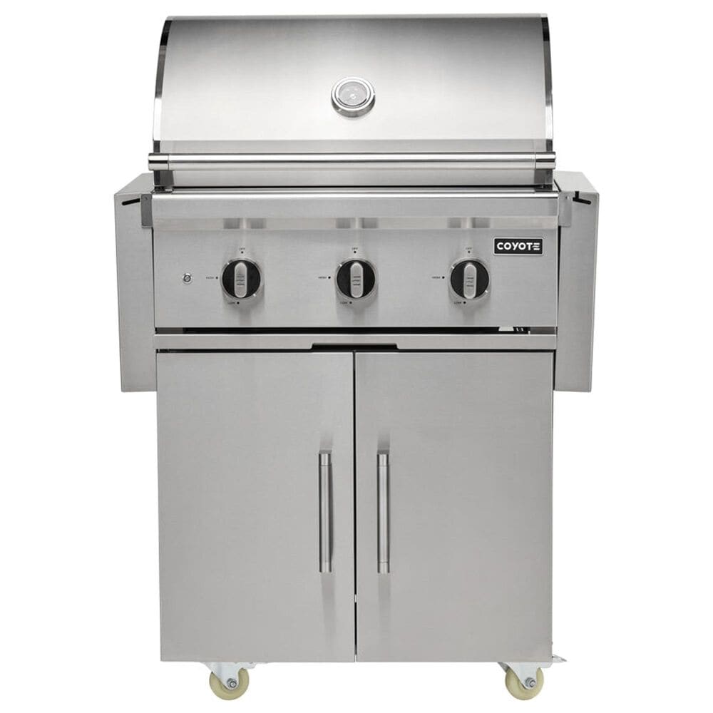 Coyote Outdoor 30" C-Series Freestanding Natural Gas Grill with Cart in Stainless Steel, , large