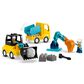 LEGO Duplo 3-In-1 Construction Vehicles Building Set, , large