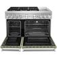 KitchenAid 6.3 Cu. Ft. Freestanding Double Oven Dual Fuel Range with True Convection in Avocado Cream, , large