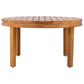 Hearth and Haven 2-Piece Outdoor Conversation Set with Cream Cushion in Light Teak, , large