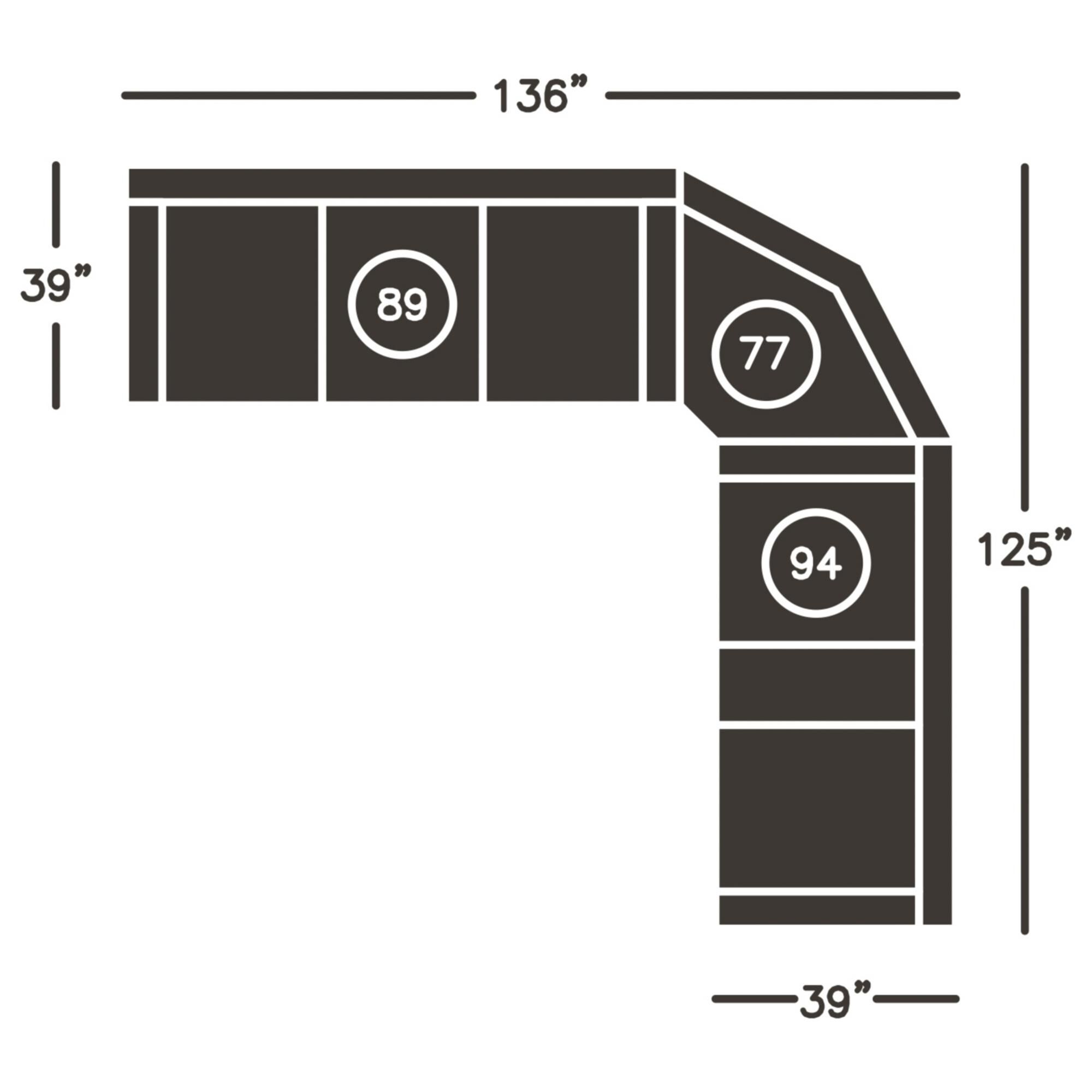 Acieona reclining sofa with drop down table store