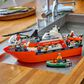 LEGO City Coast Guard Rescue Boat and Helicopter Building Set, , large