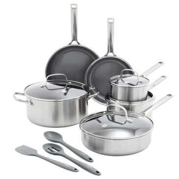 Green Pan Apex 13-Piece Nonstick Cookware Set in Stainless Steel, , large