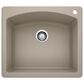 Blanco Diamond 25" Single Bowl Dual Mount Kitchen Sink in Truffle, , large