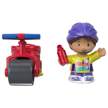 Little People Cyclist Samuel and Bike, , large