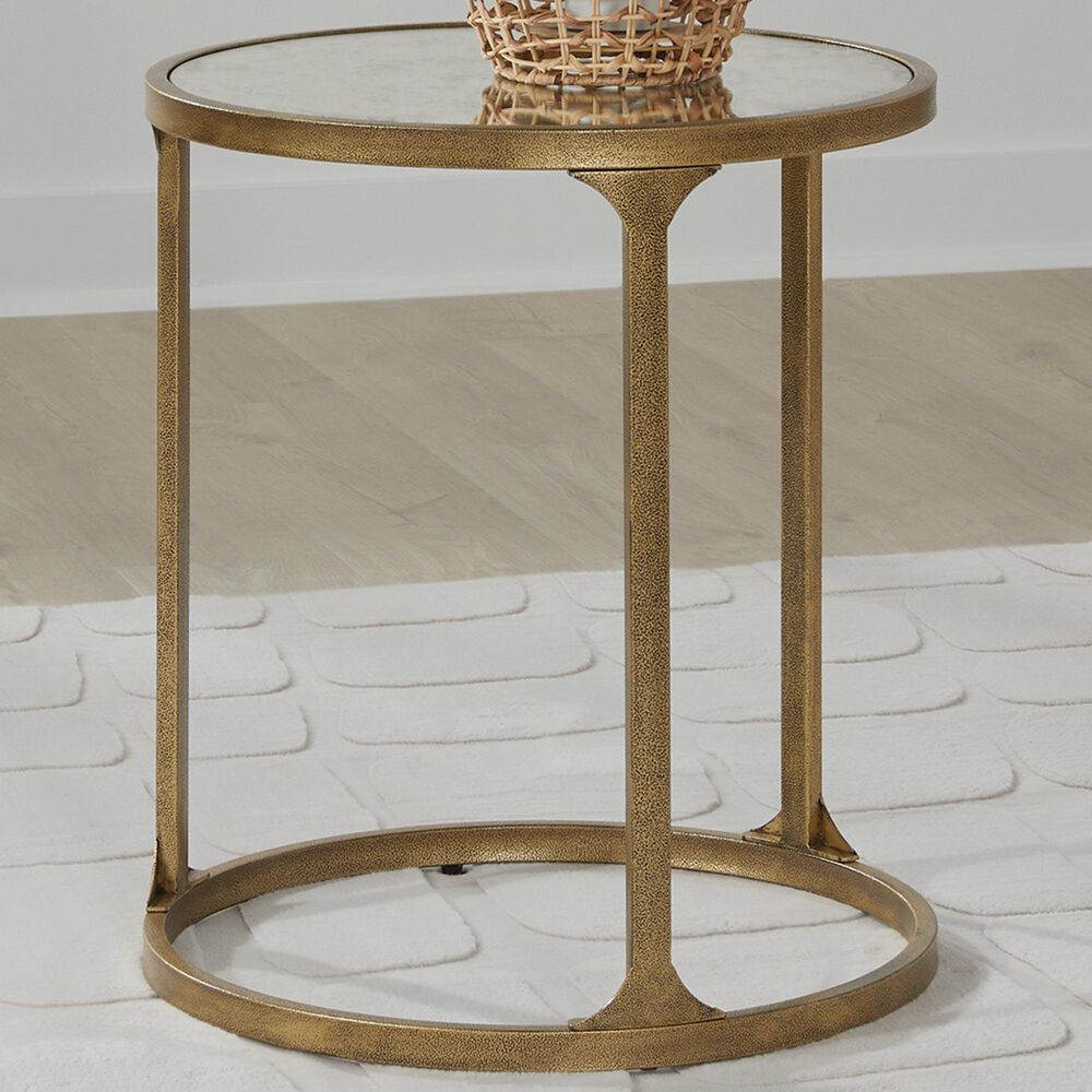 Ashley Korajane End Table in Antique Gold, , large