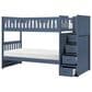 Homelegance Twin/Twin Step Bunk Bed, , large