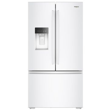 Whirlpool 23.4 Cu. Ft. Counter Depth 3-Door French Door Refrigerator in White, , large